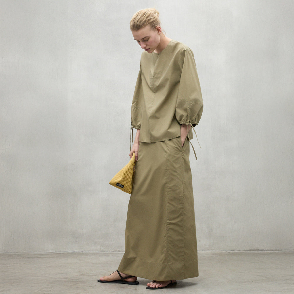 ECOALF KHAKI JENA SHIRT FOR WOMEN