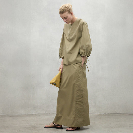ECOALF KHAKI JENA SHIRT FOR WOMEN