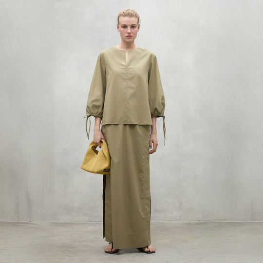 ECOALF KHAKI JENA SHIRT FOR WOMEN
