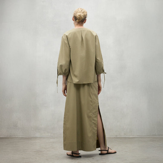 ECOALF KHAKI JENA SHIRT FOR WOMEN