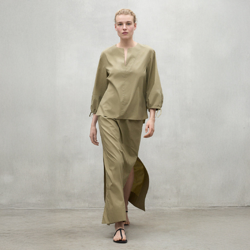 ECOALF KHAKI JENA SHIRT FOR WOMEN
