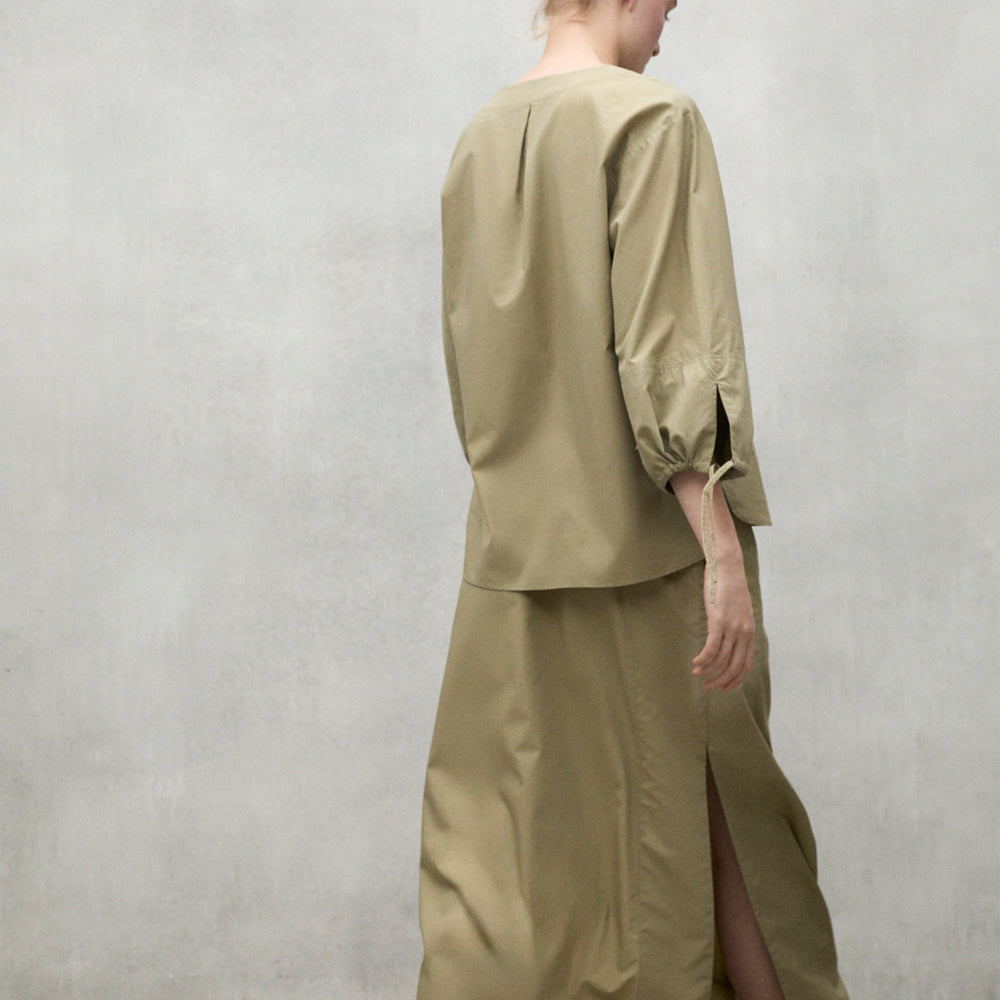 ECOALF KHAKI JENA SHIRT FOR WOMEN