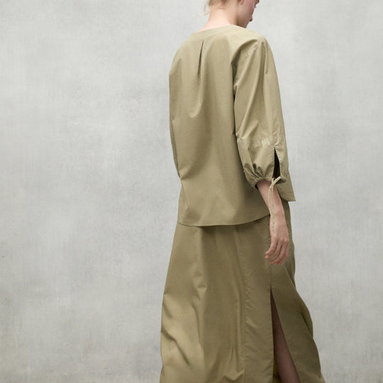 ECOALF KHAKI JENA SHIRT FOR WOMEN