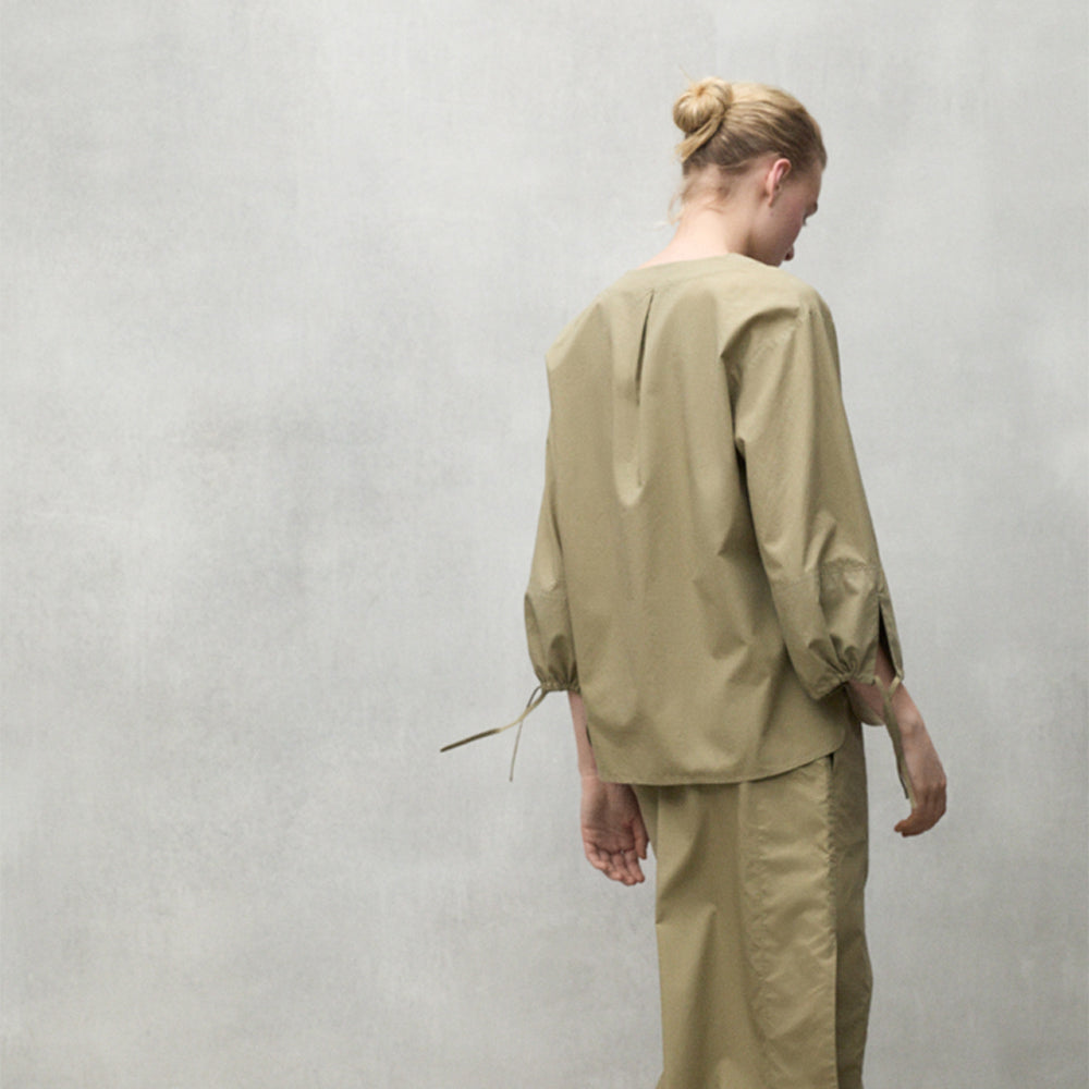 ECOALF KHAKI JENA SHIRT FOR WOMEN
