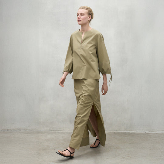 ECOALF KHAKI JENA SHIRT FOR WOMEN