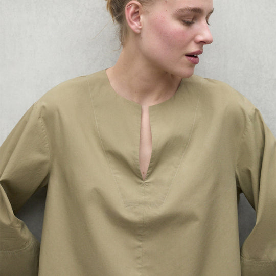 ECOALF KHAKI JENA SHIRT FOR WOMEN