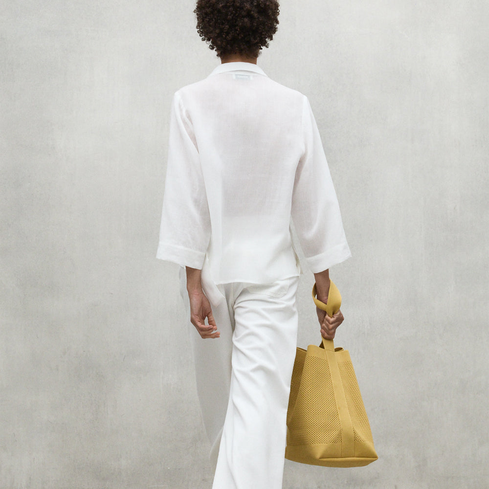 ECOALF WHITE LUCI SHIRT FOR WOMEN