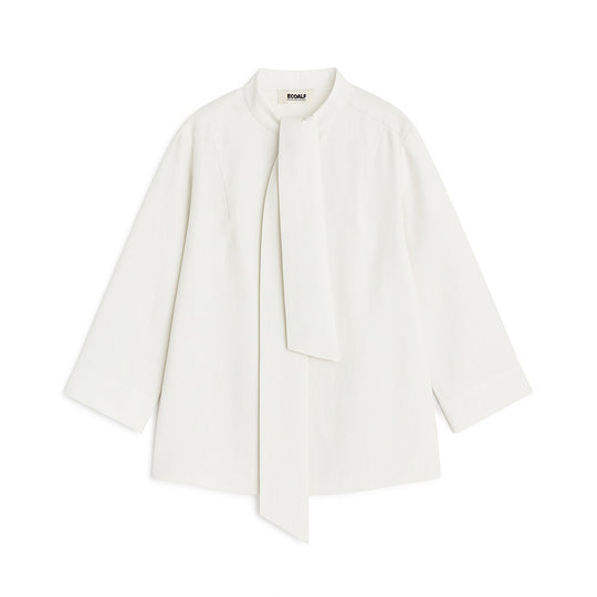 ECOALF WHITE LUCI SHIRT FOR WOMEN