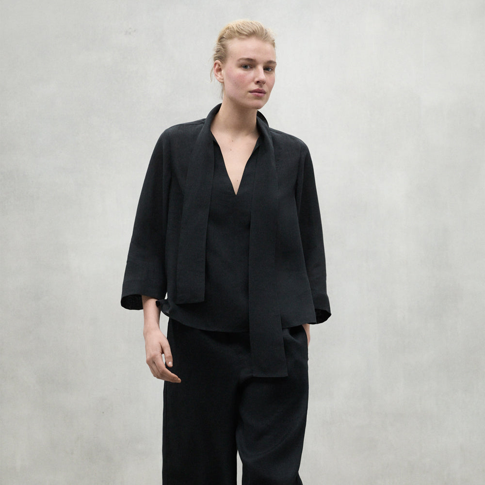 ECOALF BLACK LUCI SHIRT FOR WOMEN