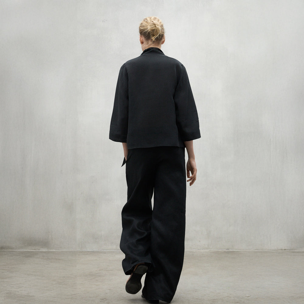 ECOALF BLACK LUCI SHIRT FOR WOMEN