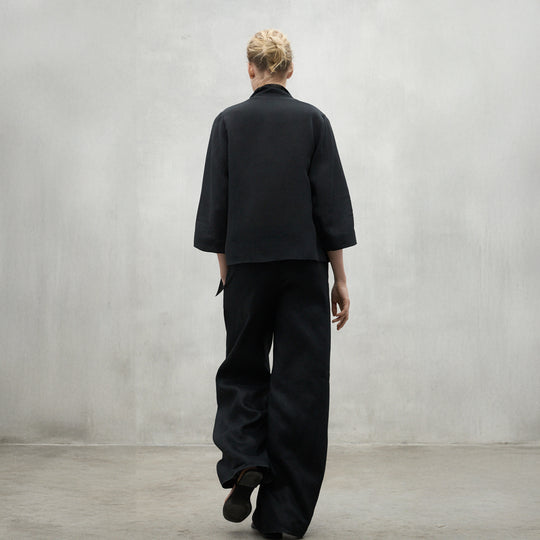 ECOALF BLACK LUCI SHIRT FOR WOMEN