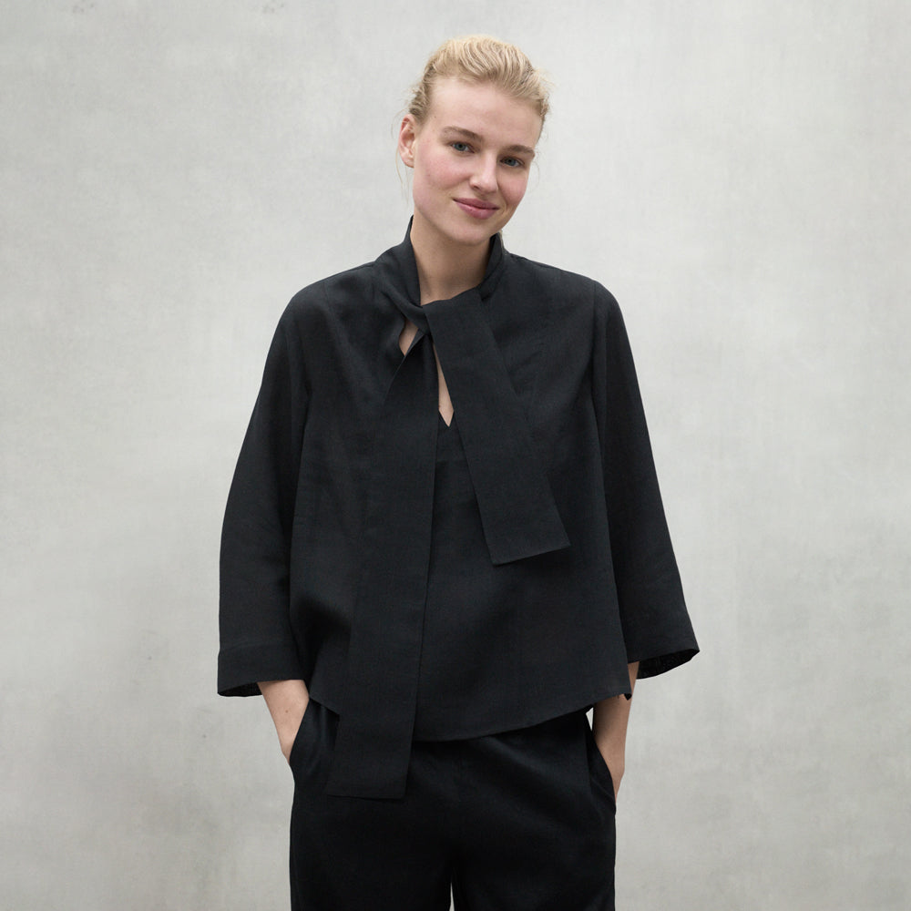 ECOALF BLACK LUCI SHIRT FOR WOMEN