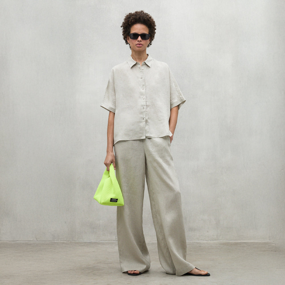 ECOALF MISTY BEIGE MELANIA SHIRT FOR WOMEN