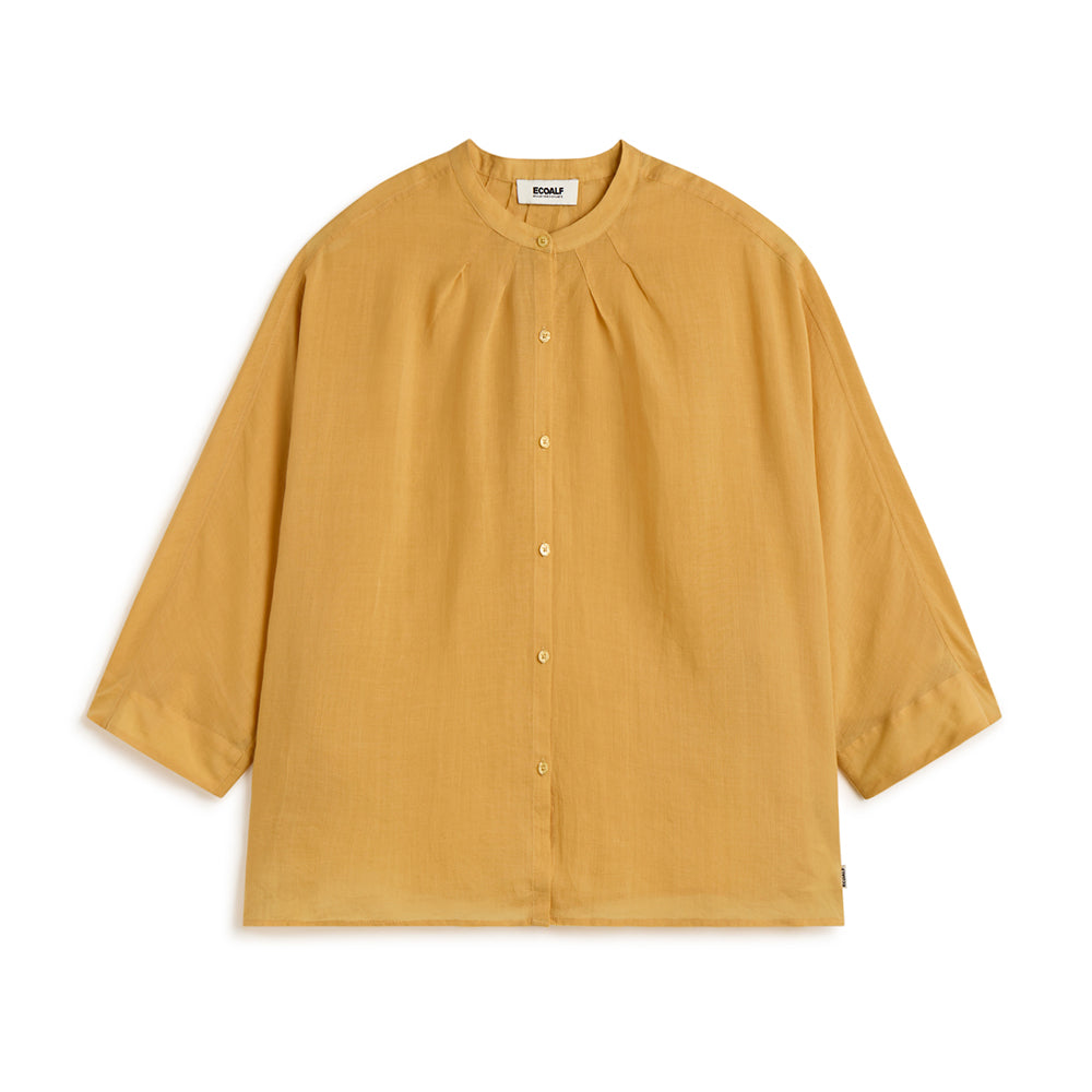 ECOALF MUSTARD TAMARA SHIRT FOR WOMEN