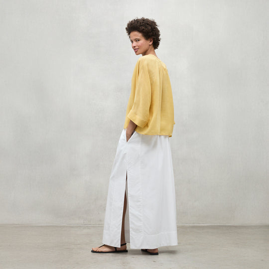 ECOALF MUSTARD TAMARA SHIRT FOR WOMEN