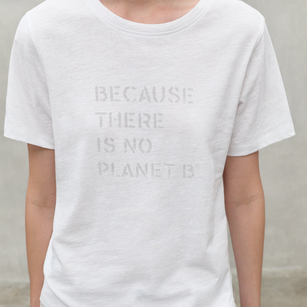 ECOALF WHITE AMBEL T-SHIRT FOR WOMEN
