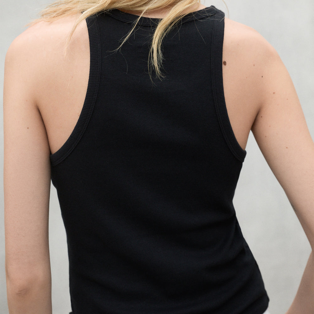 ECOALF BLACK ARLES T-SHIRT FOR WOMEN