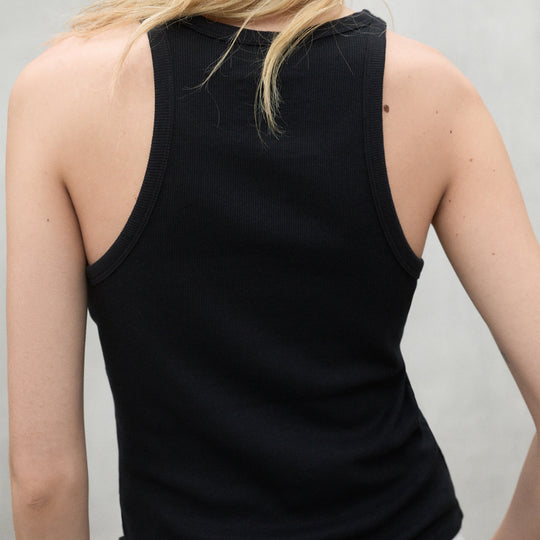ECOALF BLACK ARLES T-SHIRT FOR WOMEN