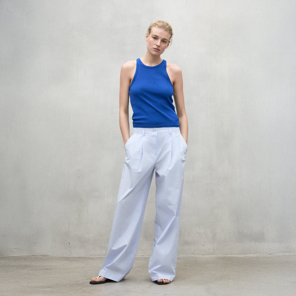 ECOALF SAPPHIRE BLUE ARLES T-SHIRT FOR WOMEN