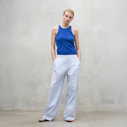 ECOALF SAPPHIRE BLUE ARLES T-SHIRT FOR WOMEN
