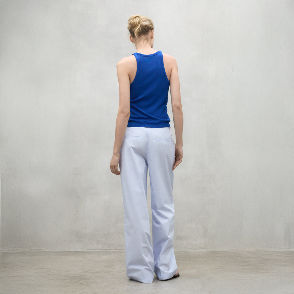 ECOALF SAPPHIRE BLUE ARLES T-SHIRT FOR WOMEN