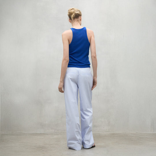ECOALF SAPPHIRE BLUE ARLES T-SHIRT FOR WOMEN