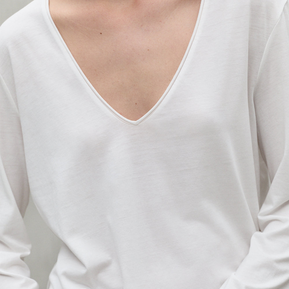 ECOALF WHITE BEA T-SHIRT FOR WOMEN - MYHOLDAL LEBANON