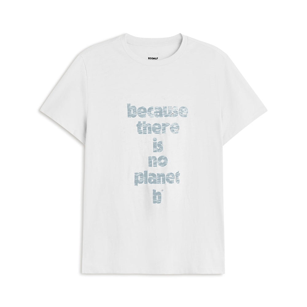 ECOALF WHITE GALENDE T-SHIRT FOR WOMEN