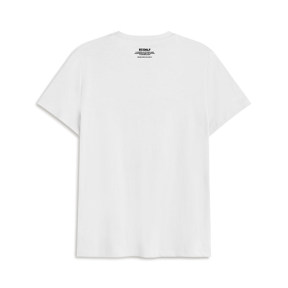 ECOALF WHITE GALENDE T-SHIRT FOR WOMEN