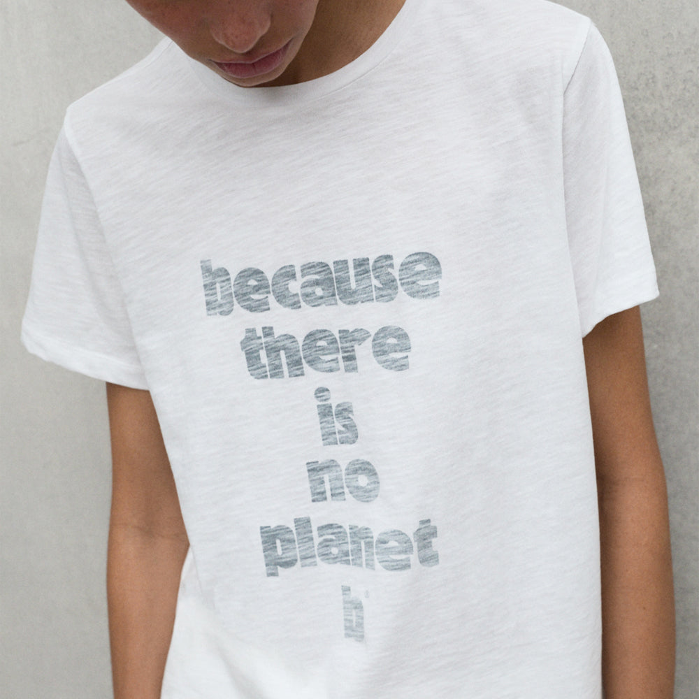 ECOALF WHITE GALENDE T-SHIRT FOR WOMEN