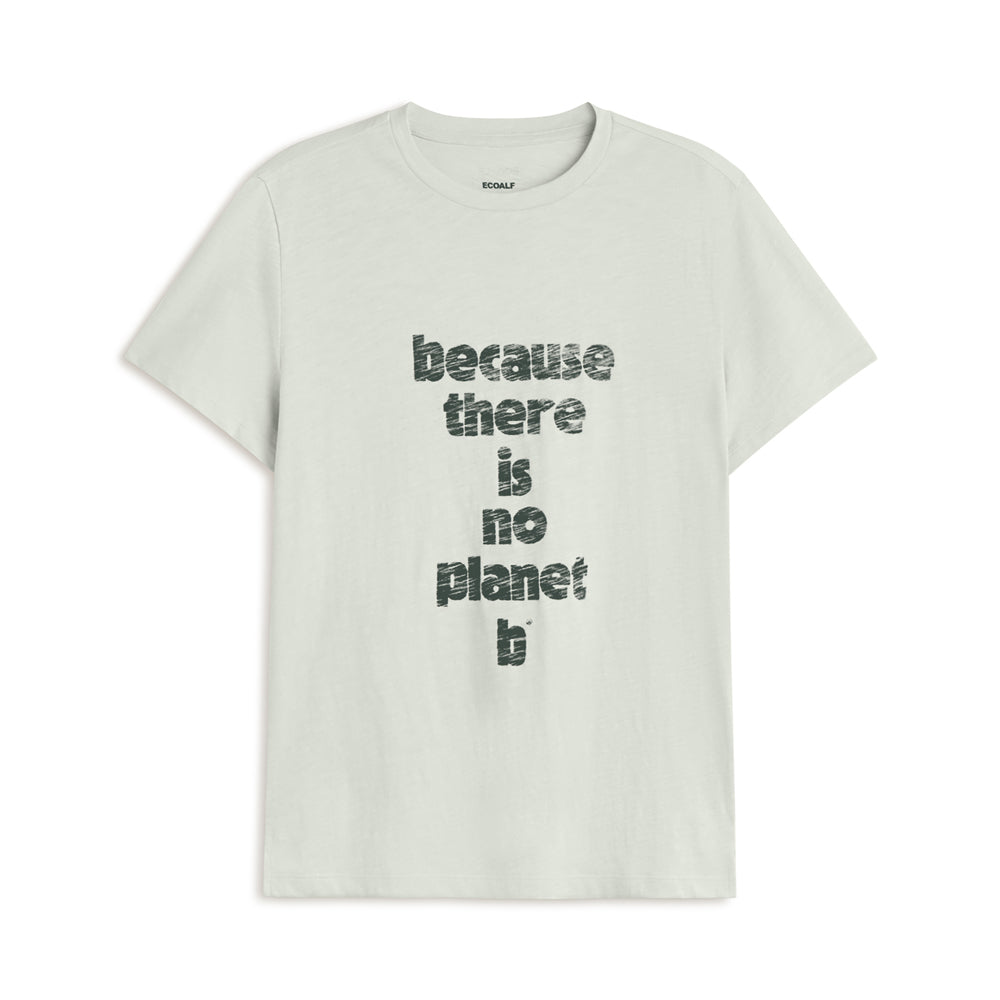 ECOALF PALE GREEN GALENDE T-SHIRT FOR WOMEN