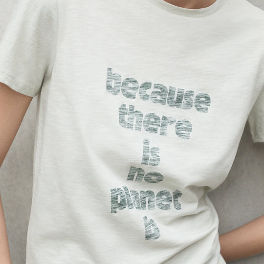 ECOALF PALE GREEN GALENDE T-SHIRT FOR WOMEN