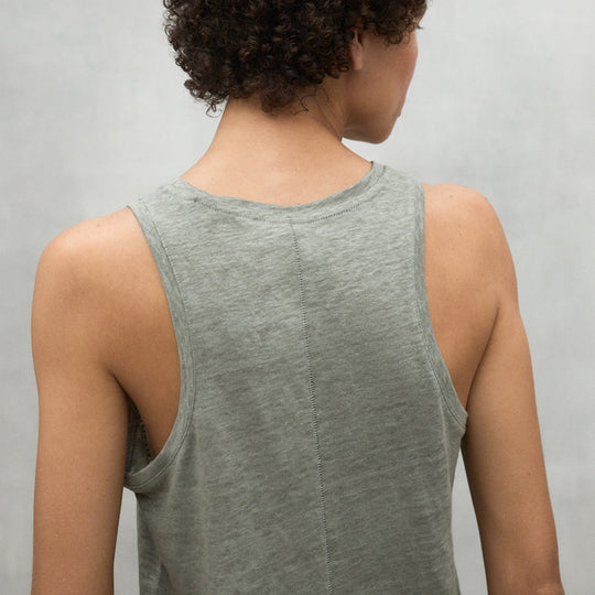 ECOALF KHAKI HALDEN T-SHIRT FOR WOMEN