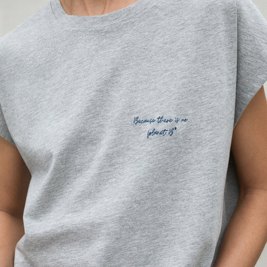 ECOALF GREY MELANGE NAMUR T-SHIRT FOR WOMEN