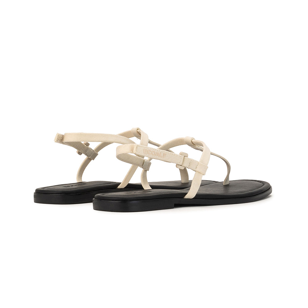 ECOALF CREAMY WHITE ROMA SANDALS FOR WOMEN