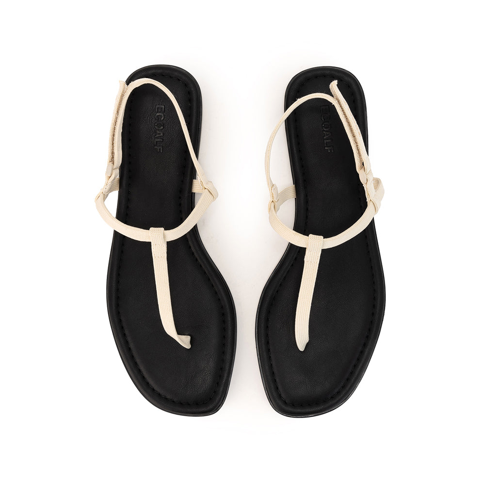 ECOALF CREAMY WHITE ROMA SANDALS FOR WOMEN