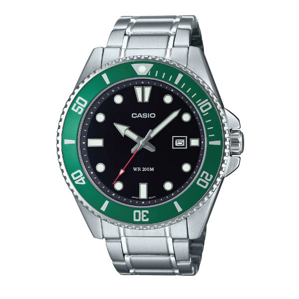 Casio men 3H Watch MDV-107D-3AVDF