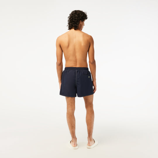 Men’s Lacoste Quick Dry Swim Trunks with Integrated Lining - MH5637