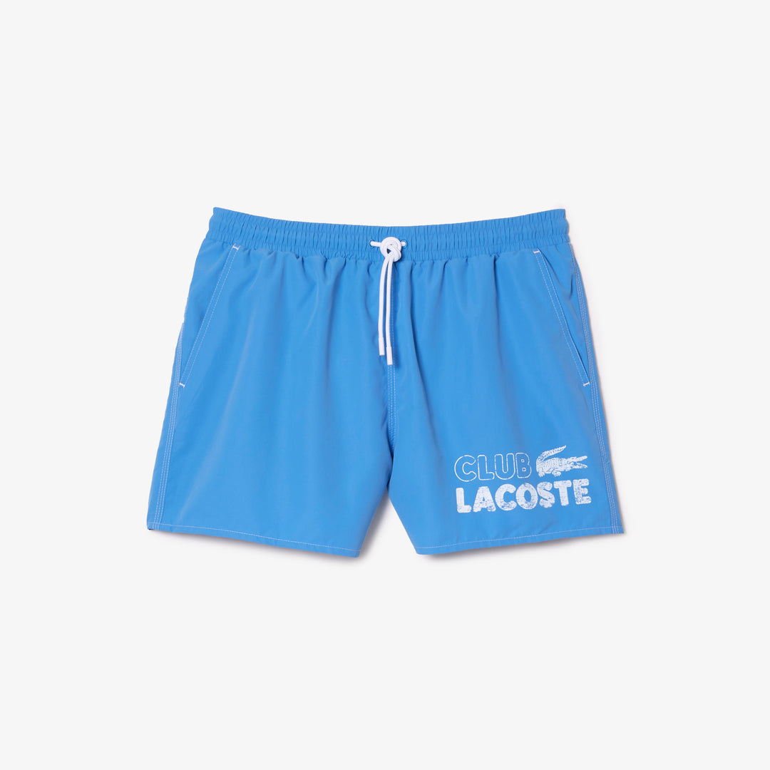 Men’s Lacoste Quick Dry Swim Trunks with Integrated Lining - MH5637