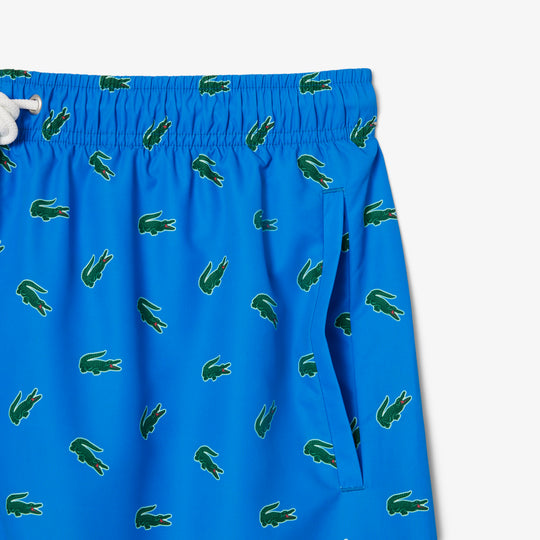 Crocodile Print Swim Trunks - MH7188