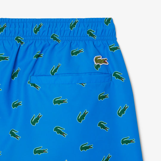 Crocodile Print Swim Trunks - MH7188