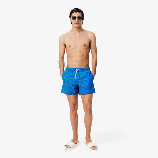 Crocodile Print Swim Trunks - MH7188
