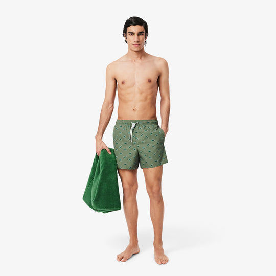 Crocodile Print Swim Trunks - MH7188