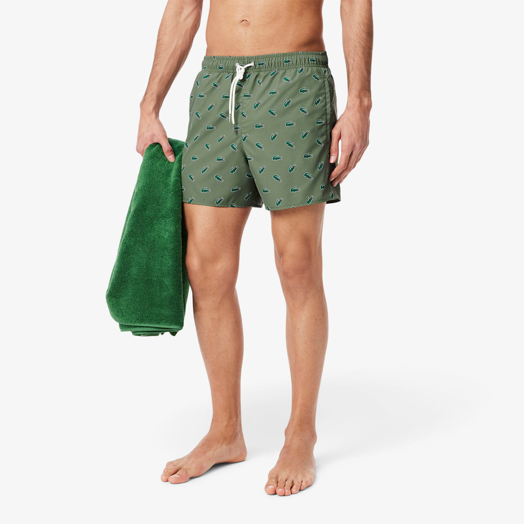 Crocodile Print Swim Trunks - MH7188