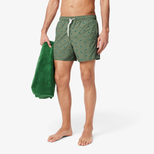 Crocodile Print Swim Trunks - MH7188