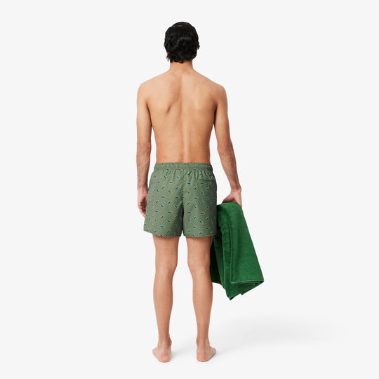 Crocodile Print Swim Trunks - MH7188