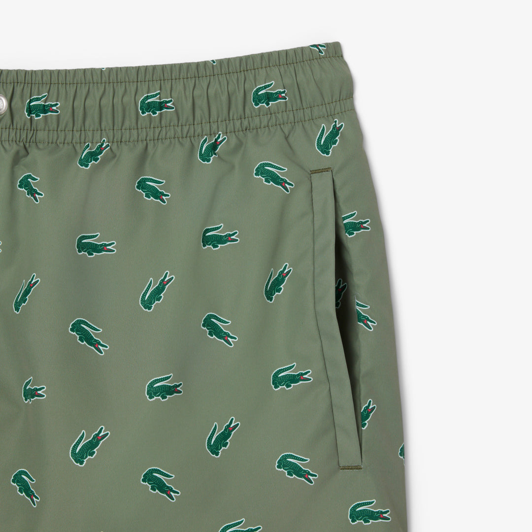 Crocodile Print Swim Trunks - MH7188