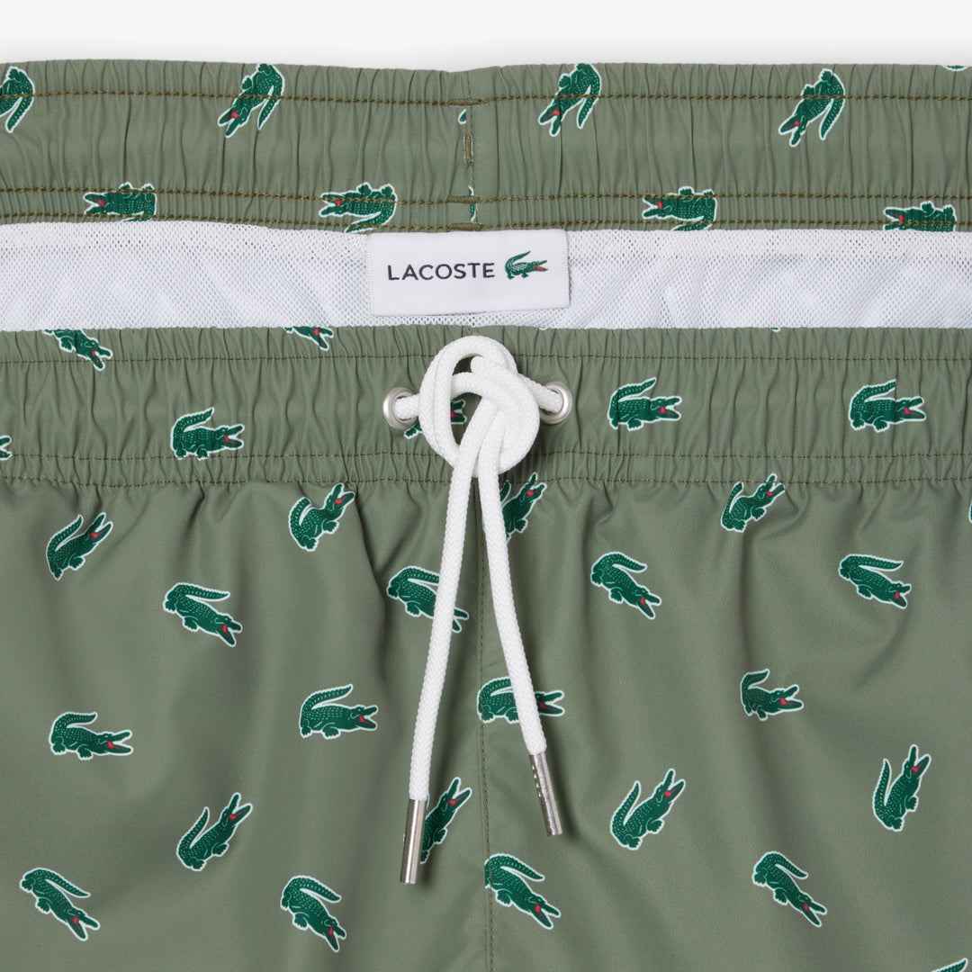 Crocodile Print Swim Trunks - MH7188