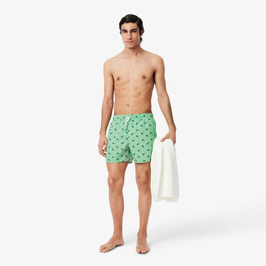 Crocodile Print Swim Trunks - MH7188