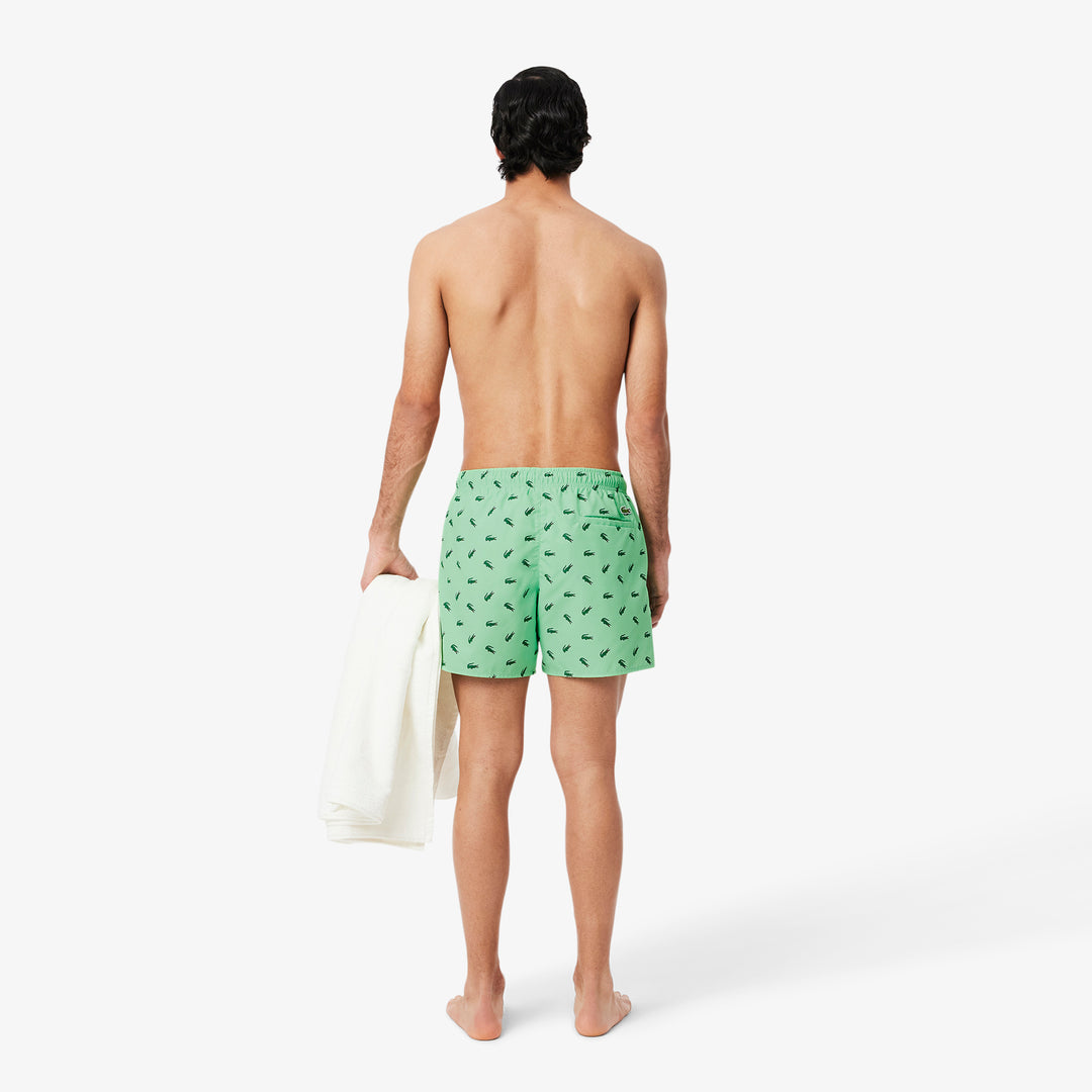 Crocodile Print Swim Trunks - MH7188